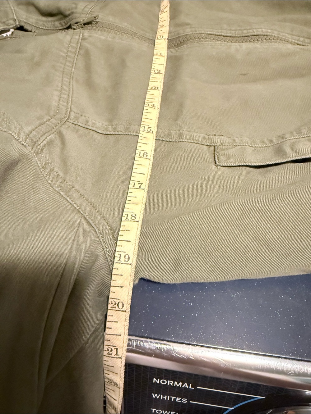 Cropped Olive Green Bomber Jacket - Women's Lightweight Layer - Picture 8 of 8
